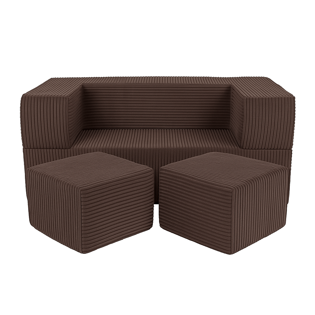 Meowbaby Aesthetic Cube Sofa – Modułowa Sofa Dla Dzieci | 4 Elementy