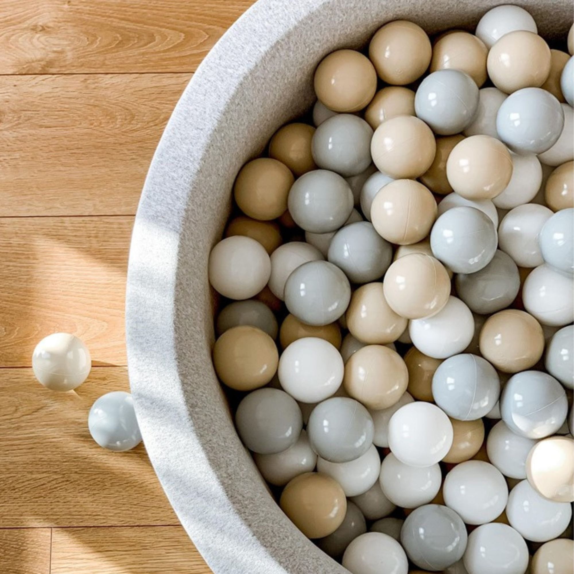 Piscina con Palline per Bambino - Grigio Chiaro | Cotton