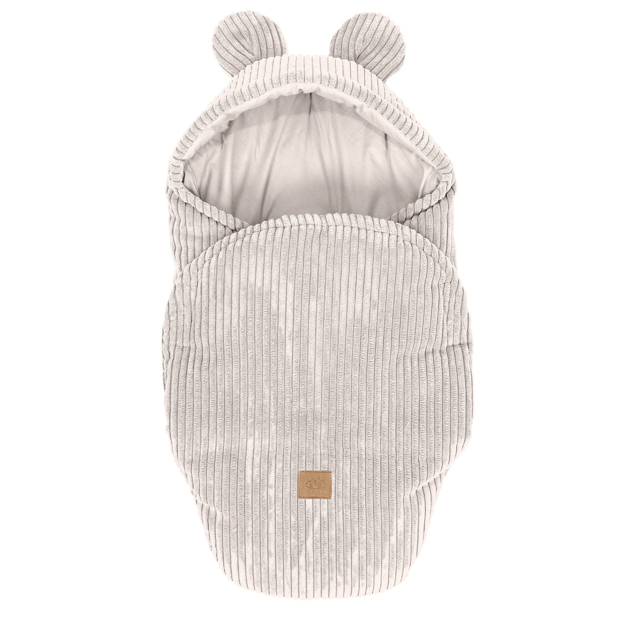 Meowbaby Otulacz dla Niemowlaka z Uszami Misia - Aesthetic